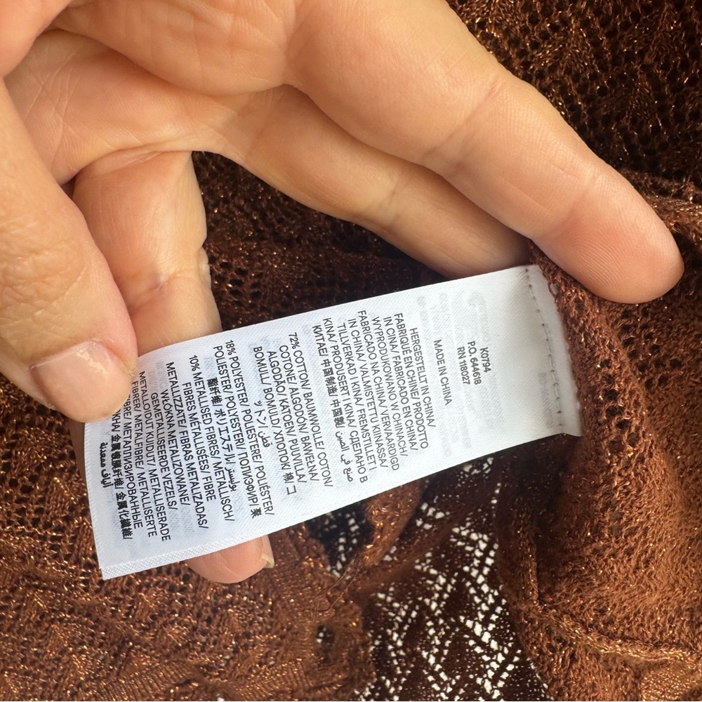 Boden Women's Rust-Brown Open Cardigan - Picture 7 of 11